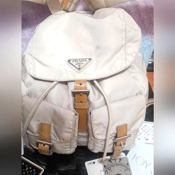 PRADA nylon Sm Backpack 100% Authentic! - Picture 1 of 14